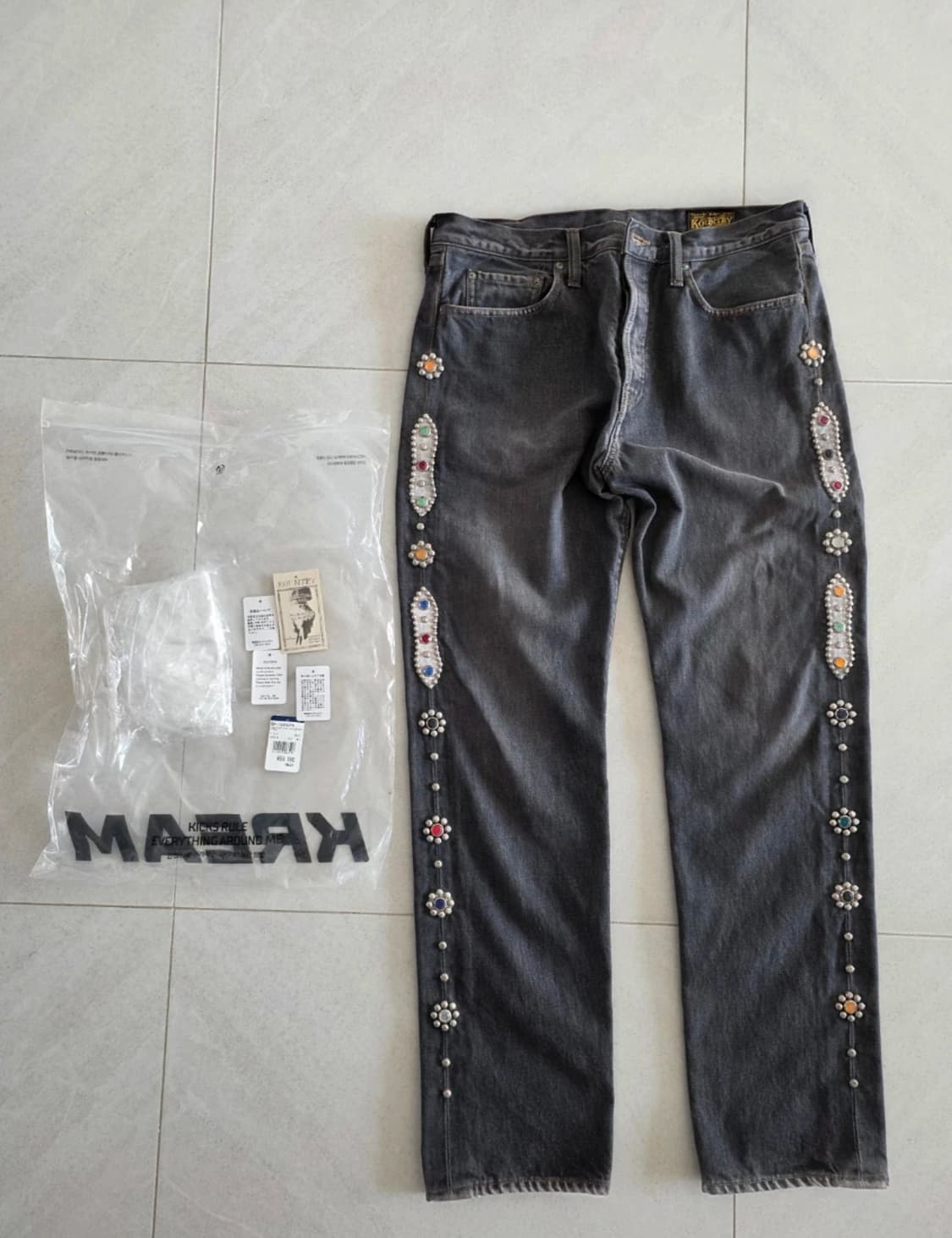 [34]캐피탈 젬스톤 14oz 몽키시스코 흑청 상품이미지1