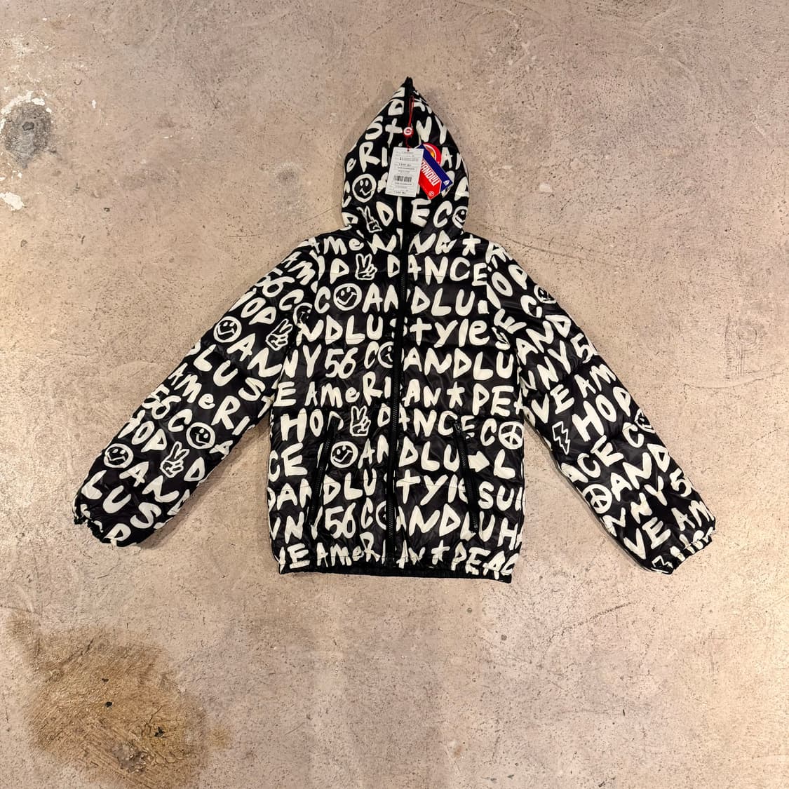 데드스탁 프린팅 패딩 상품이미지1