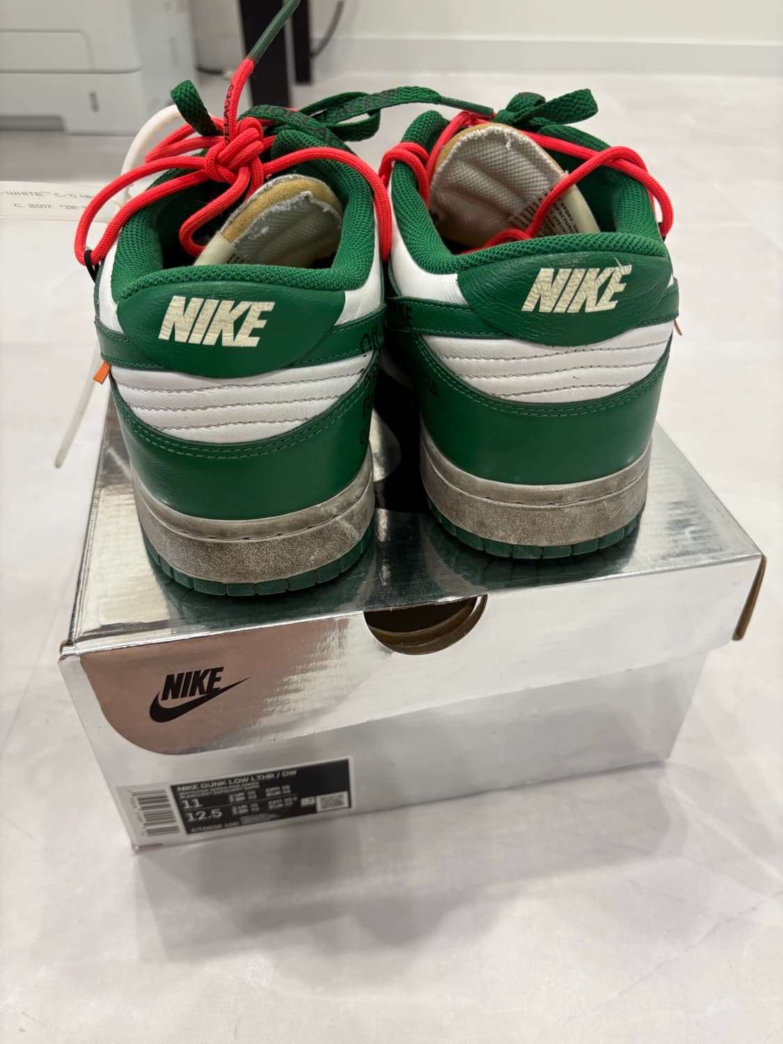 오프화이트 나이키 덩크 그린 290 상품이미지2