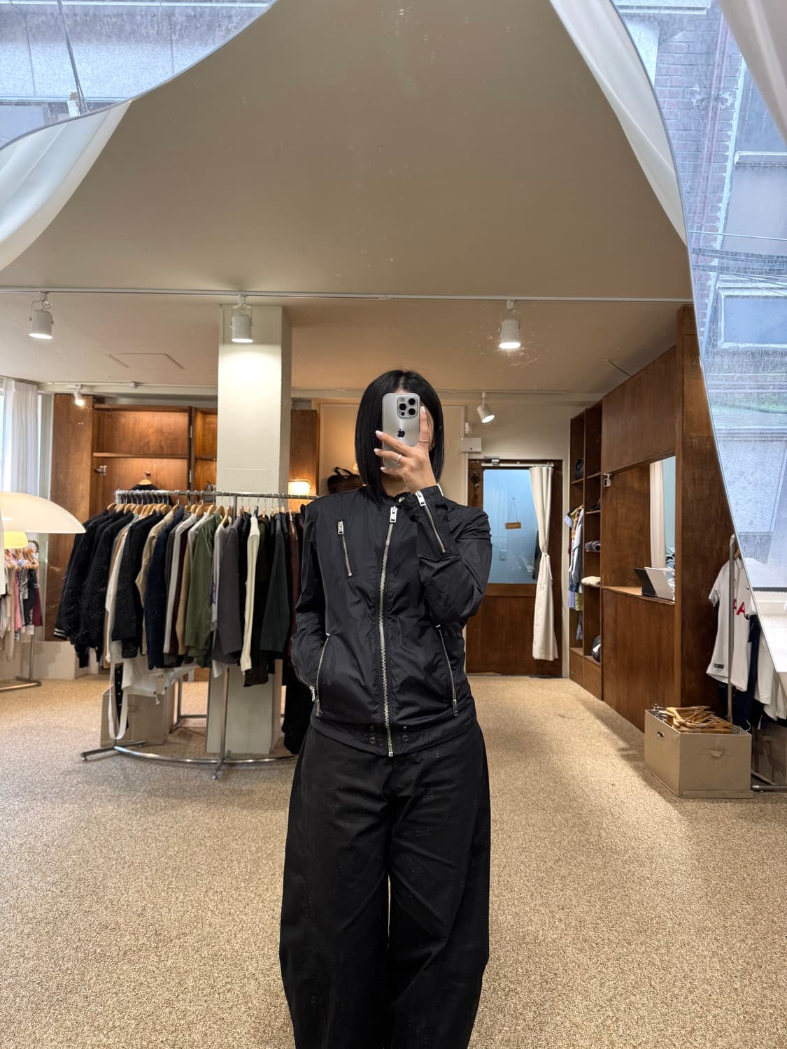 디젤 나일론 바이커 자켓 상품이미지2