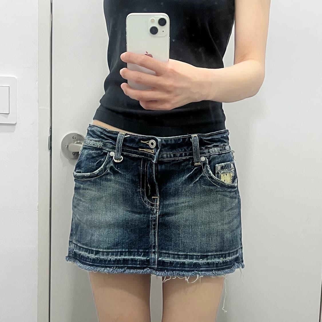 Miss Me 펑크 미니 스커트 치마 상품이미지1
