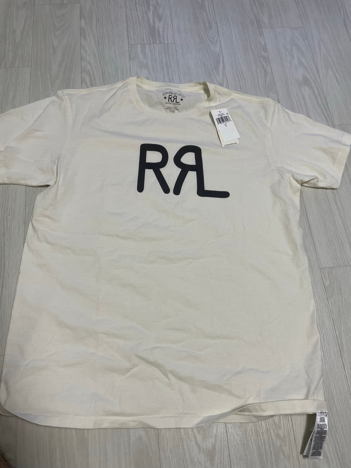 rrl 랜치로고 티셔츠 새상품 라지 100-105 더블알엘 상품이미지1
