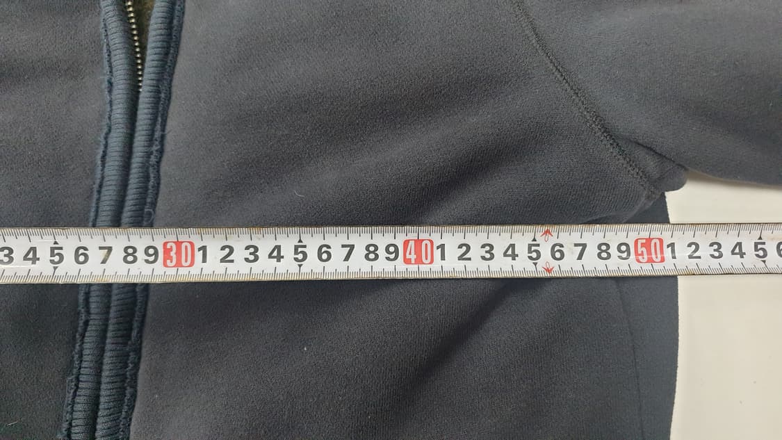 알마니Exchange 후드 퍼 집업 S 네이비 상품이미지6