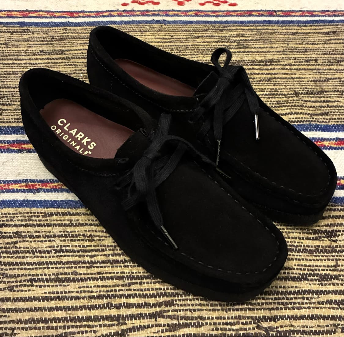 (240)클락스X찰스스테드 스웨이드 블랙 왈라비 로퍼  상품이미지1