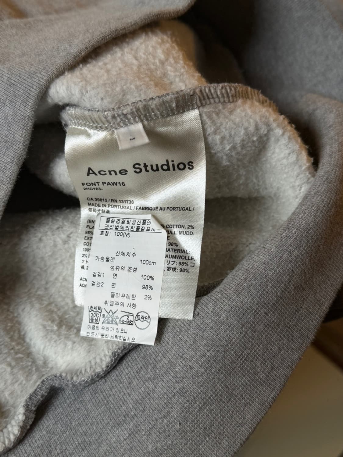 아크네 스튜디오 맨투맨 100 상품이미지9