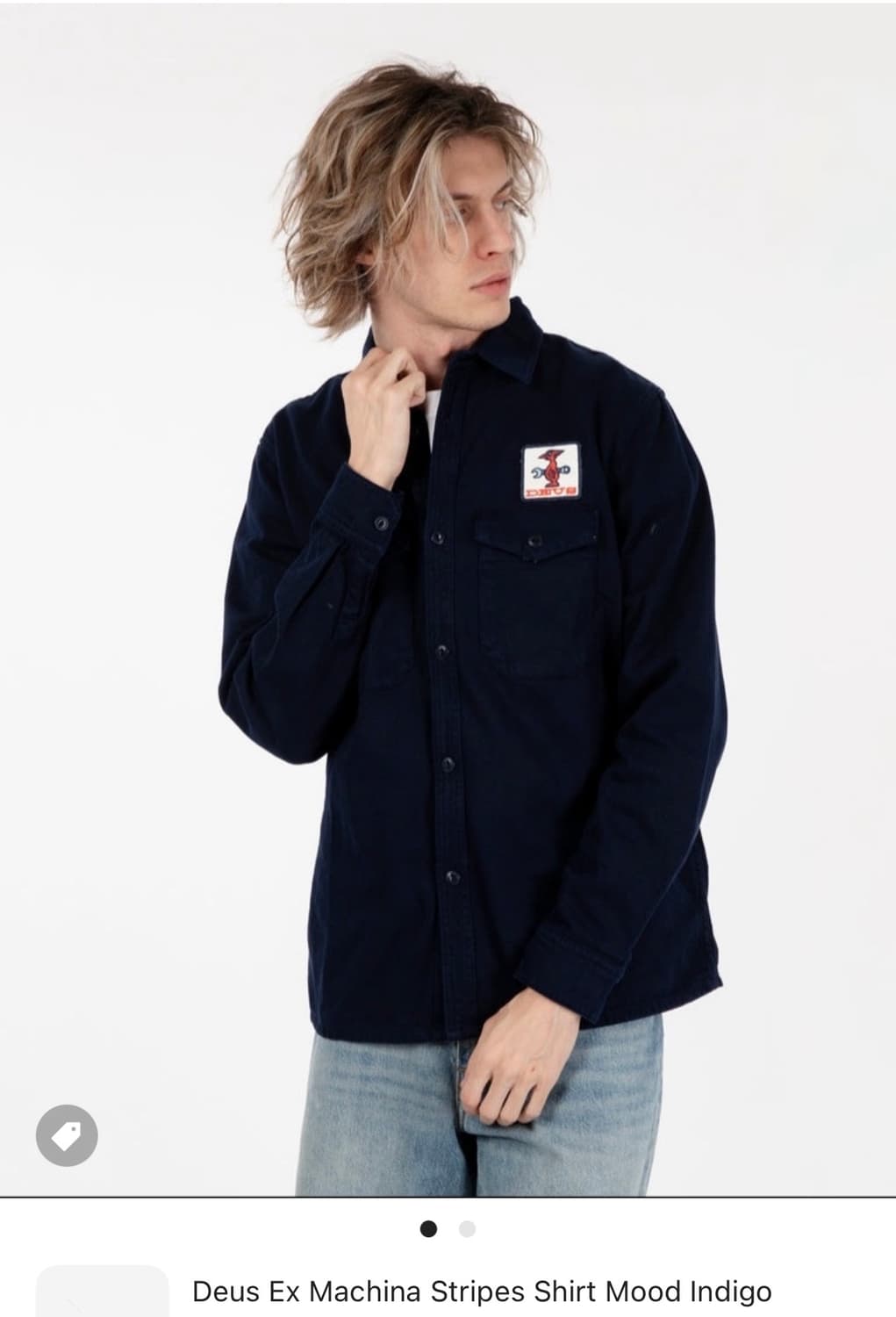 데우스 마키나 스트라이프 셔츠 상품이미지2