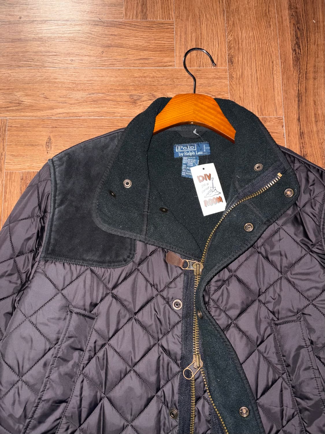 폴로 랄프로렌 레더 패치 퀄팅자켓 상품이미지4