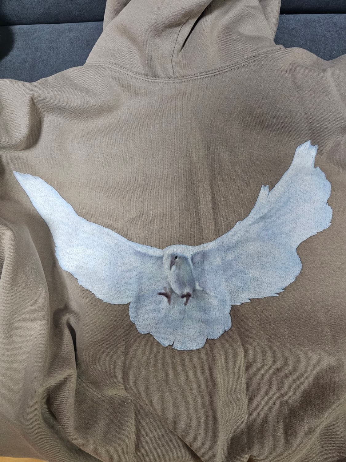 [XL] 이지 갭 엔지니어드 바이 발렌시아가 도브 후드 베이지 상품이미지6