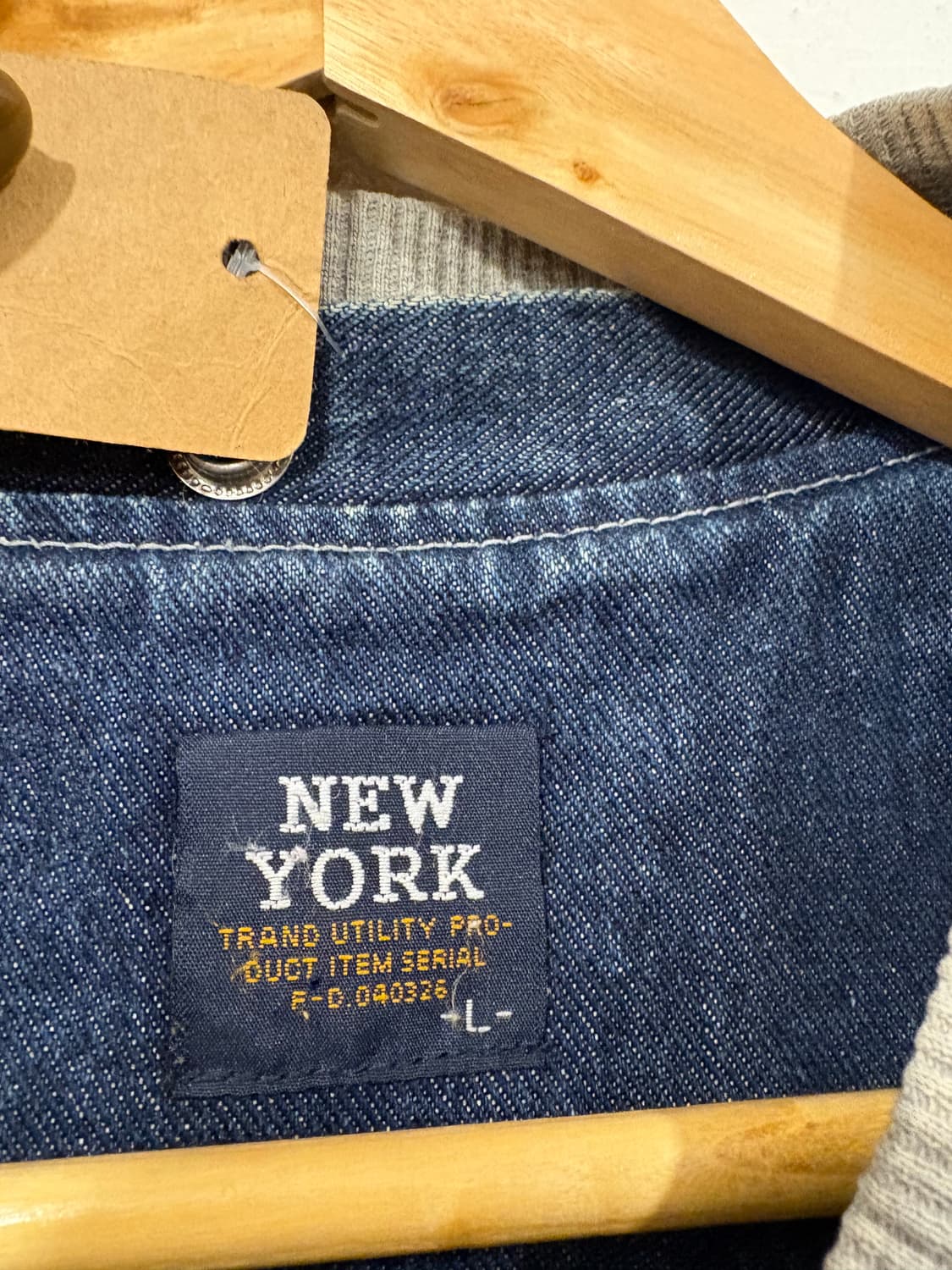 데님 바시티자켓 상품이미지4