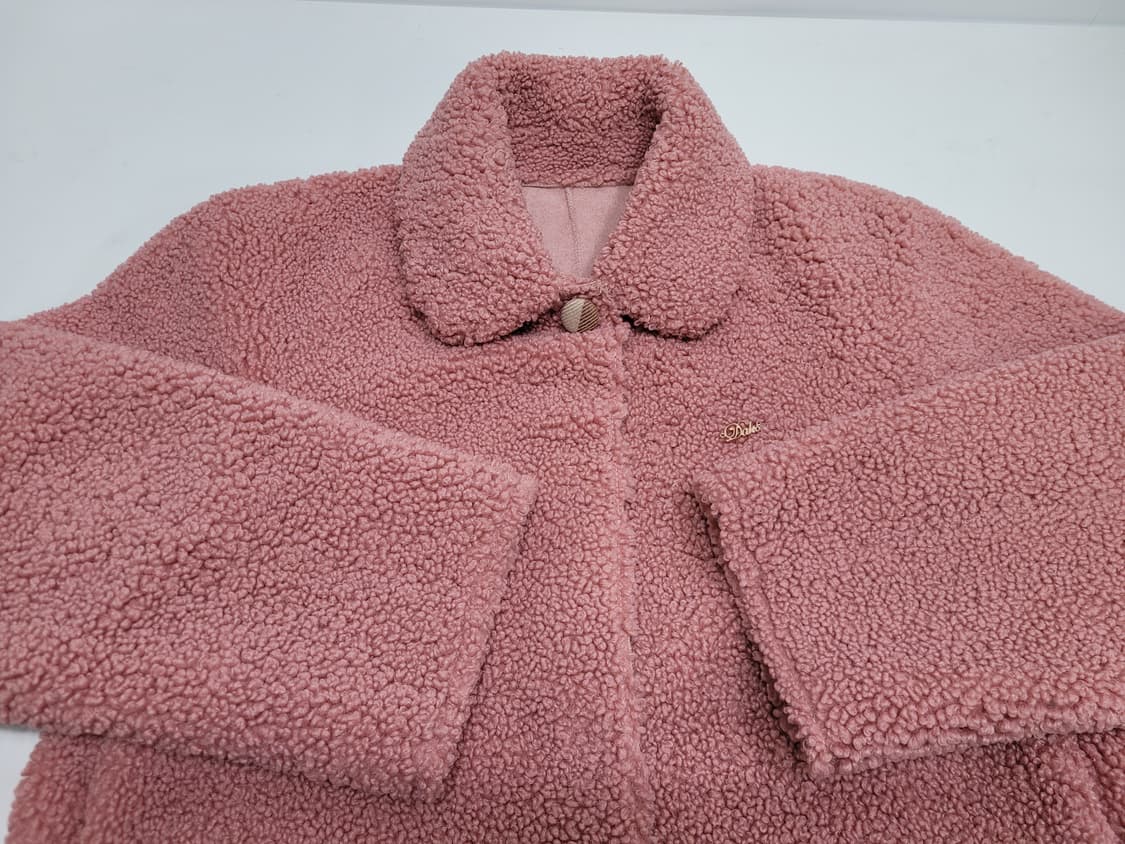 DAKS 닥스 키즈 무스탕 부클 코트 / 아동 130 (11Y) 핑크
 상품이미지3