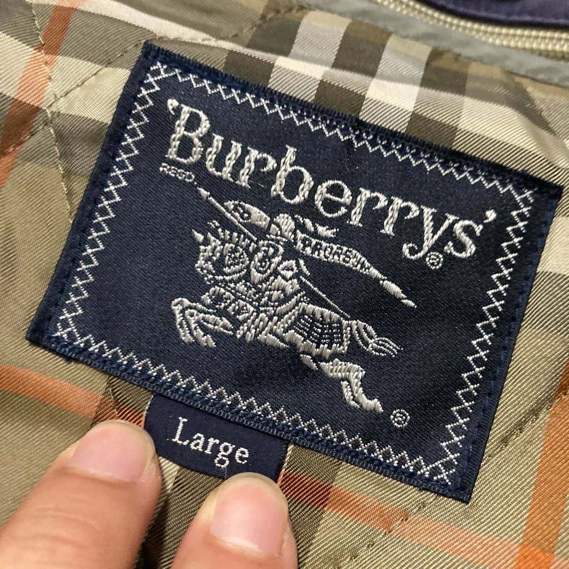 BURBERRY'S 버버리 올드스쿨 기사로고 블루종 점 상품이미지6
