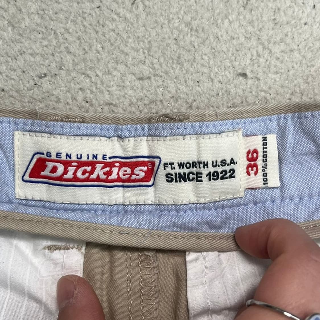 DICKIES 워크 치노 팬츠 베이지 36 상품이미지4