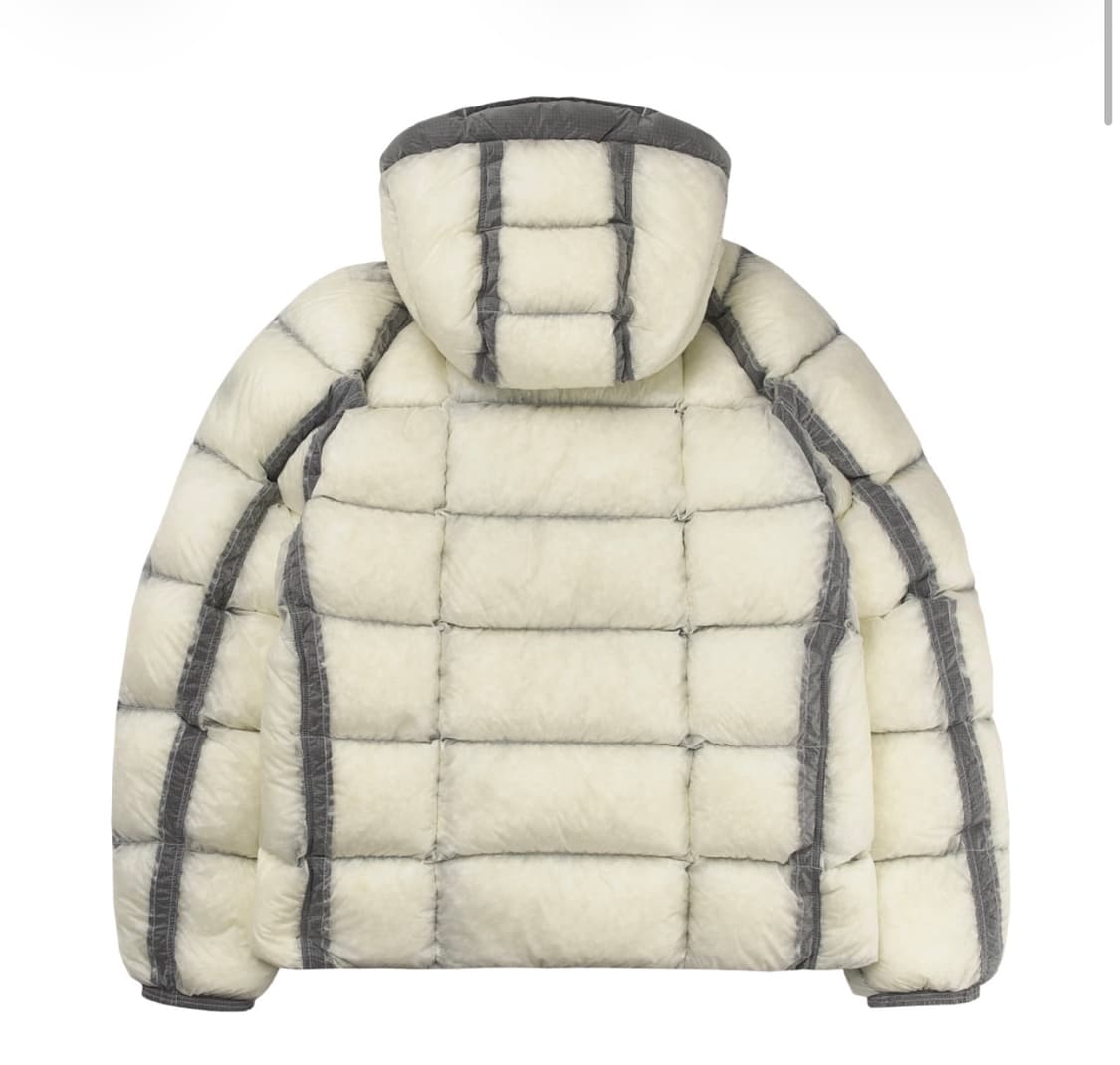 C.P. 컴퍼니 D.D. 쉘 후드 다운 자켓 거즈 화이트 - 25FW 상품이미지2