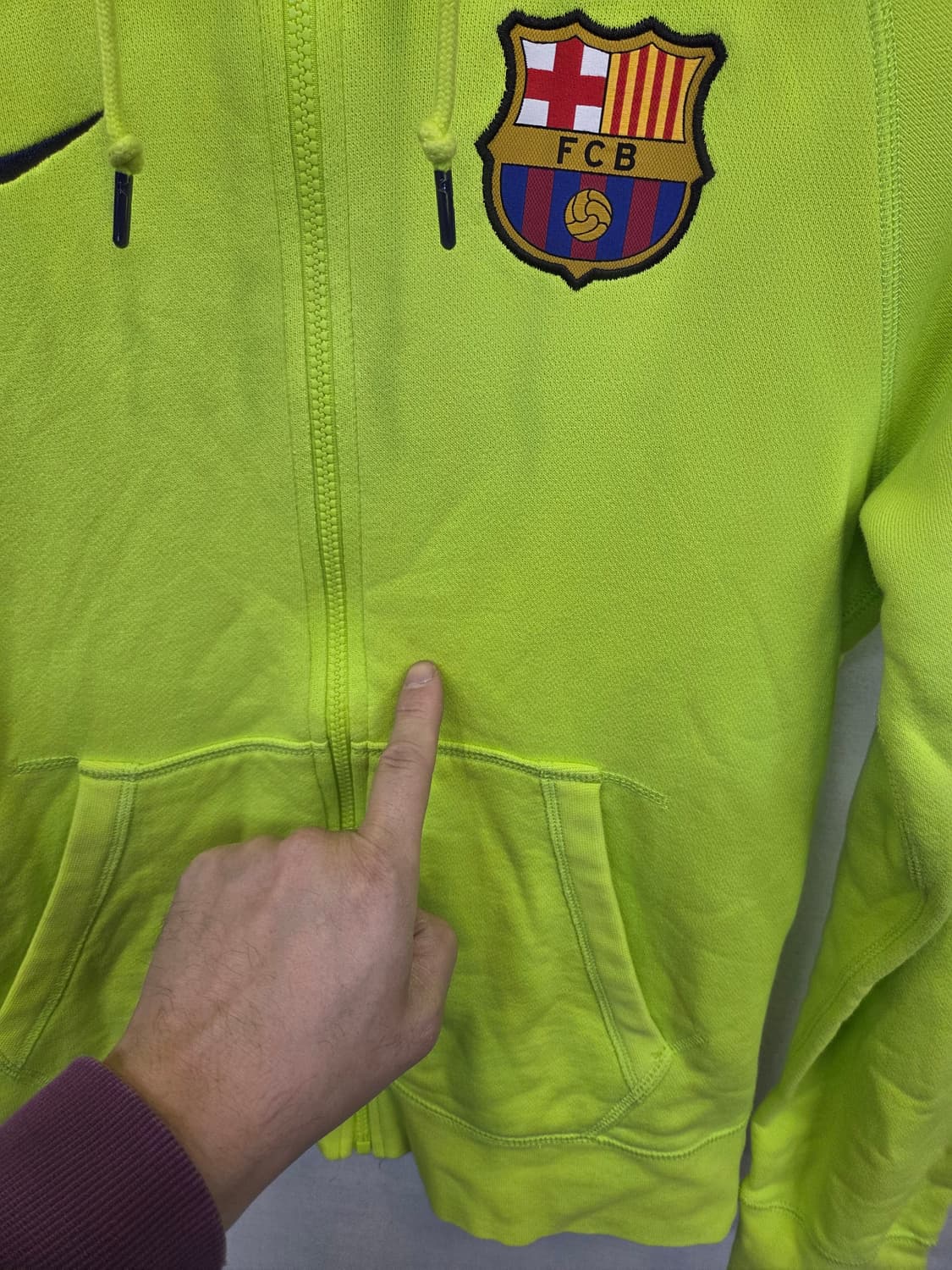 나이키 바로셀로나 14 15 스웻 후드집업 s m 상품이미지7