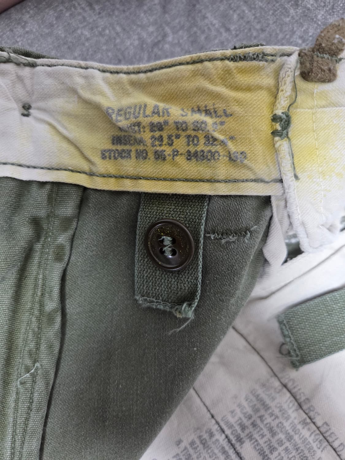 50s 미군 m51 팬츠 m/s 상품이미지3