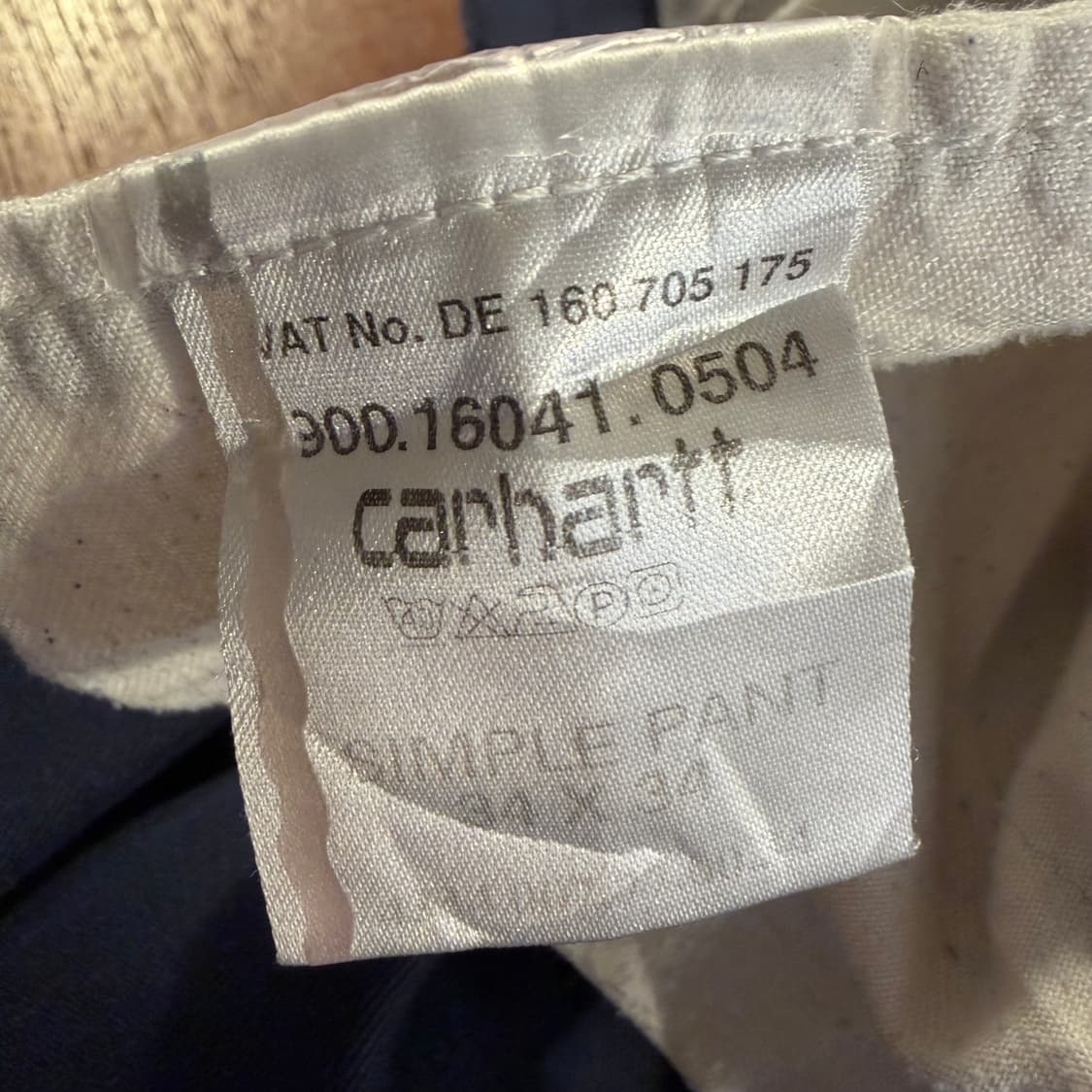 00s USA 빈티지 칼하트 싱글니 워크팬츠 상품이미지4