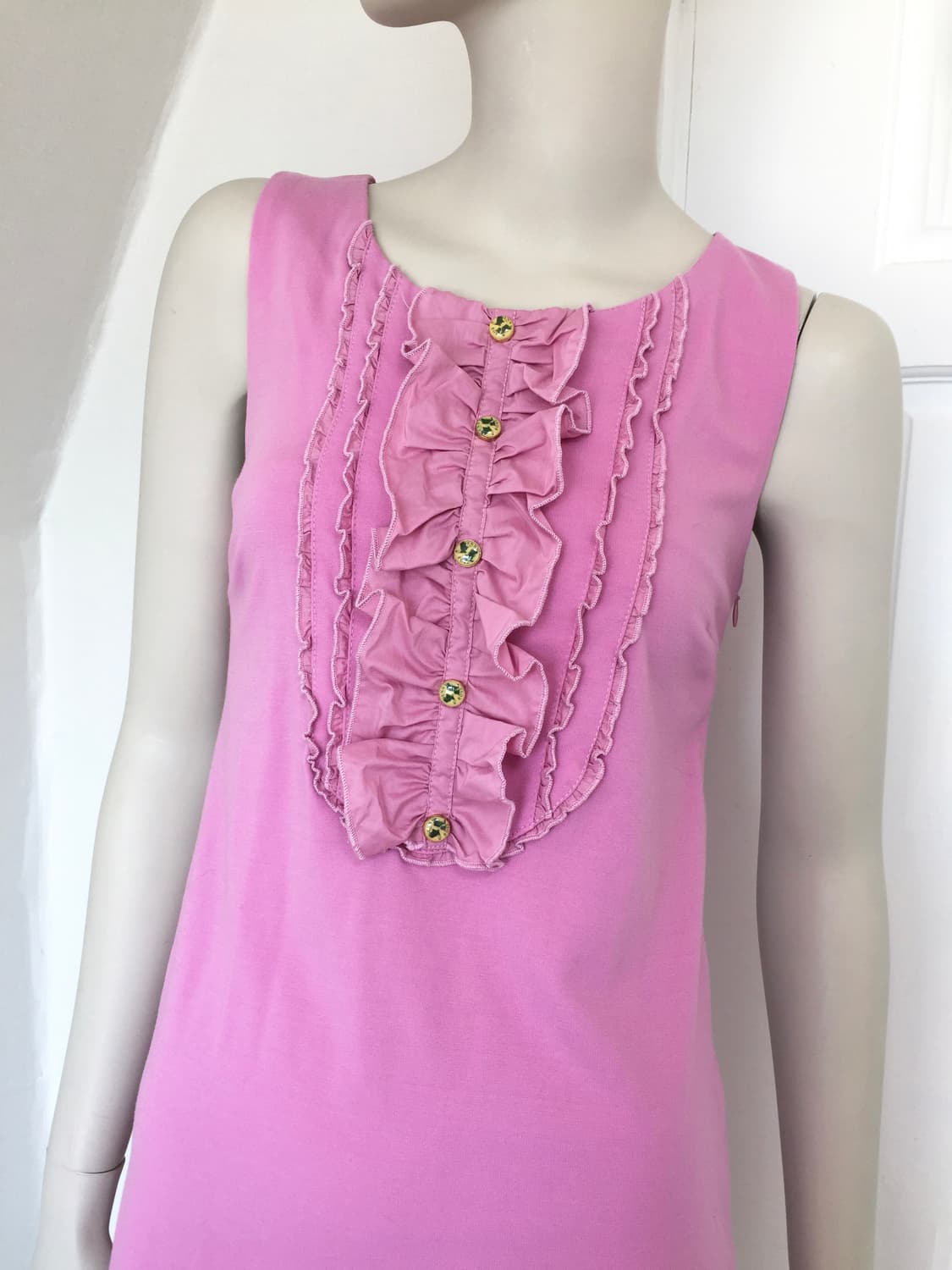 Italy Made  Pink Frill Detail Dress 상품이미지2