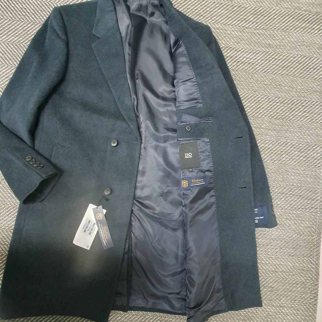 미착용 지오송지오 울 캐시미어 코트 남자105 상품이미지7