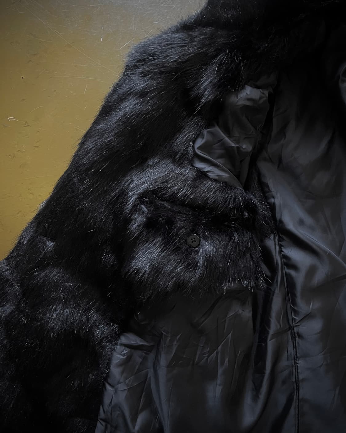 Jpn Vintage Black Chic Fur Coat 상품이미지8