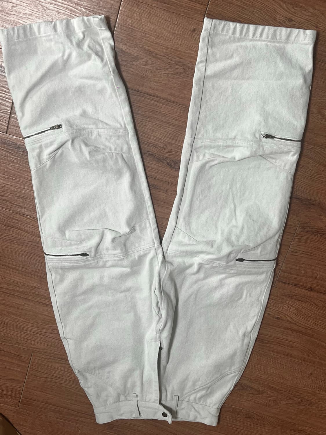 yiyae labor 지퍼팬츠 화이트 상품이미지2