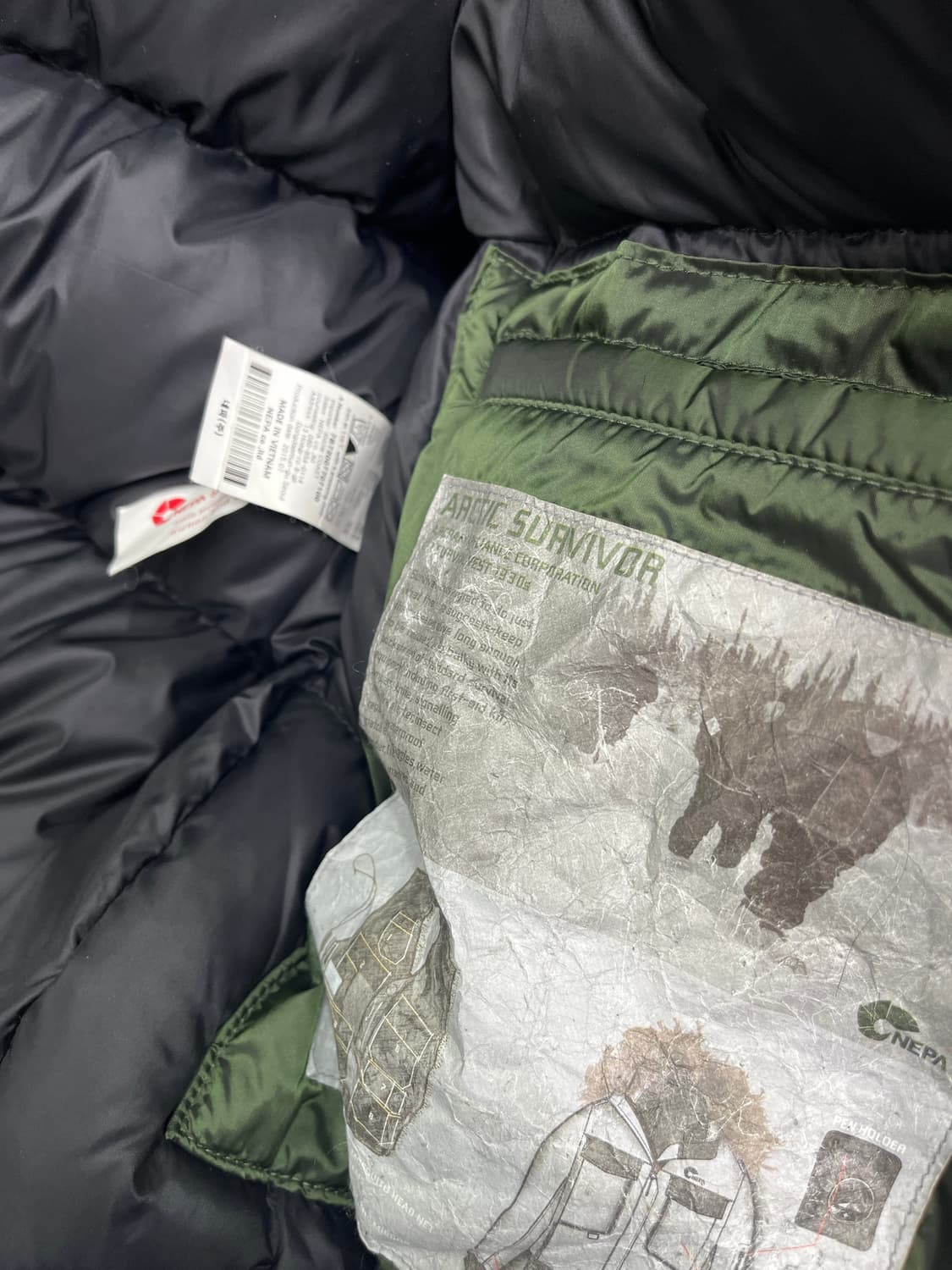 네파 그린 구스패딩 상품이미지6