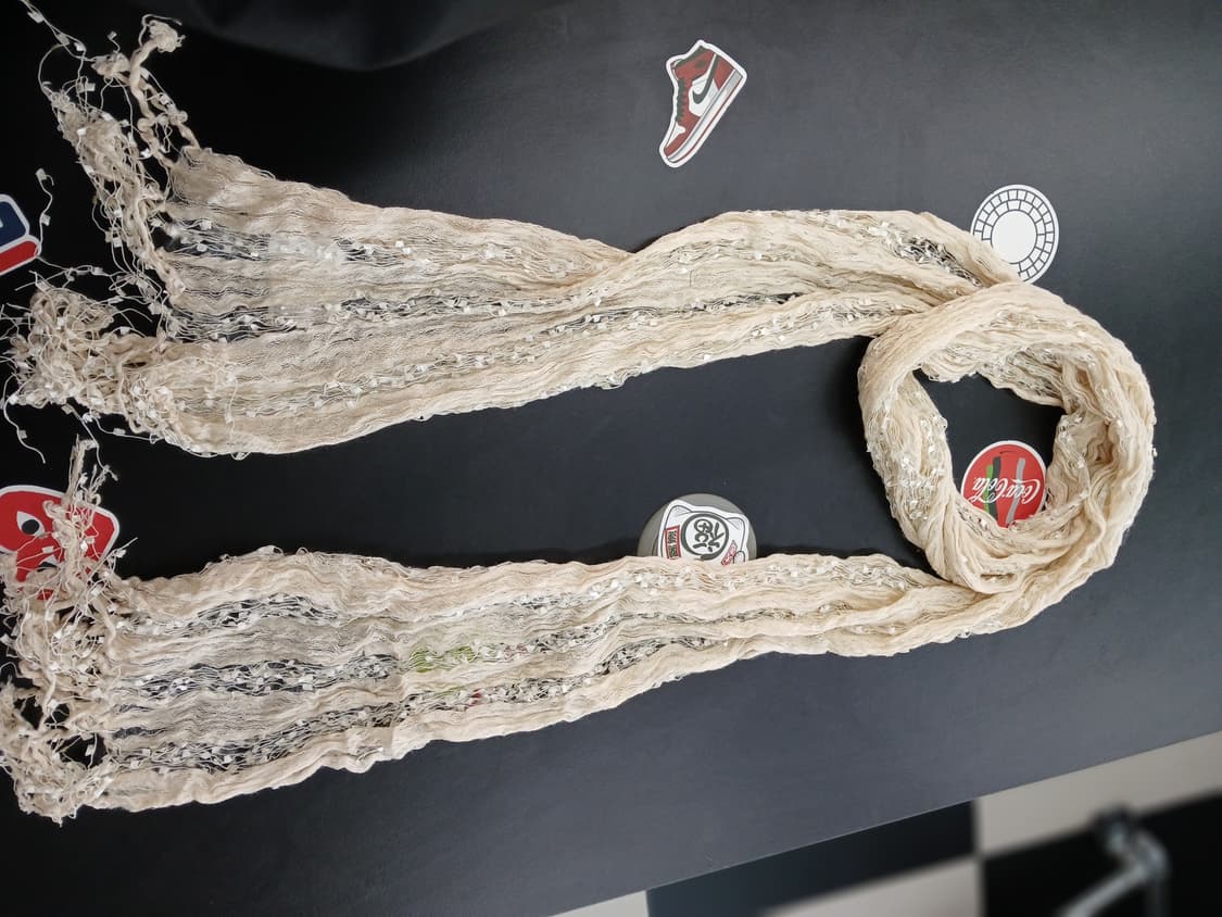 모리걸 레이스 수술 스카프 상품이미지1