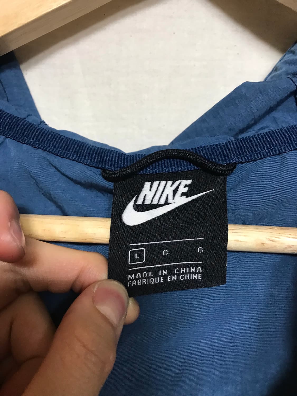 나이키 풀집업 윈드러너 바람막이 스톤맛 L 상품이미지7