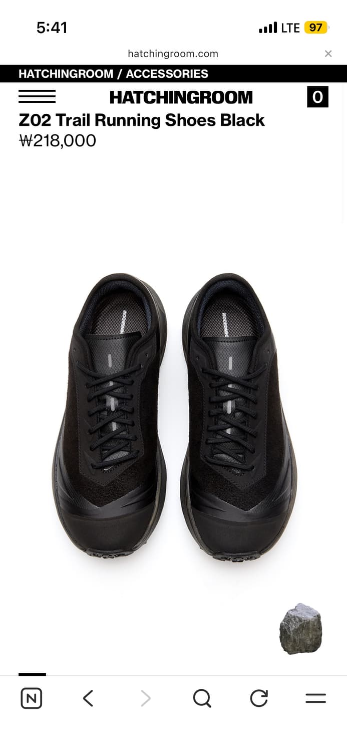 (280) 새상품데상트x해칭룸 z02 트레일 러닝 슈즈 상품이미지1