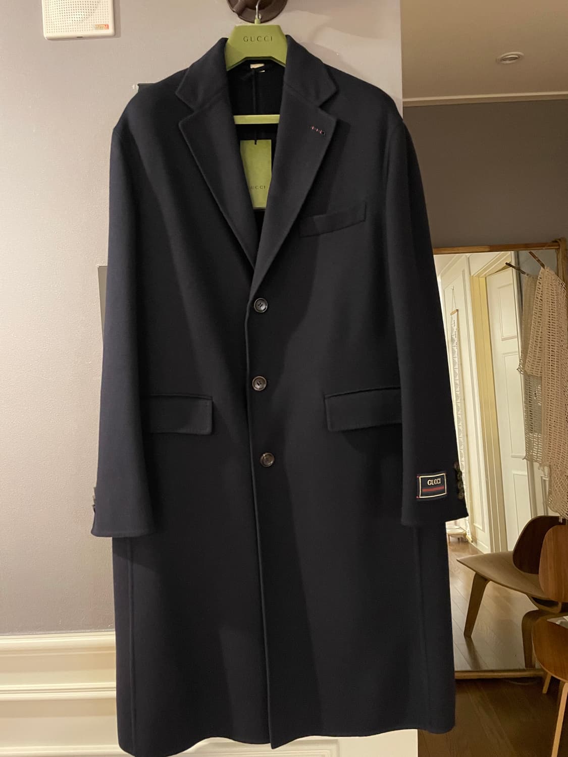 구찌 핸드메이드 울캐시미어 코트 상품이미지1