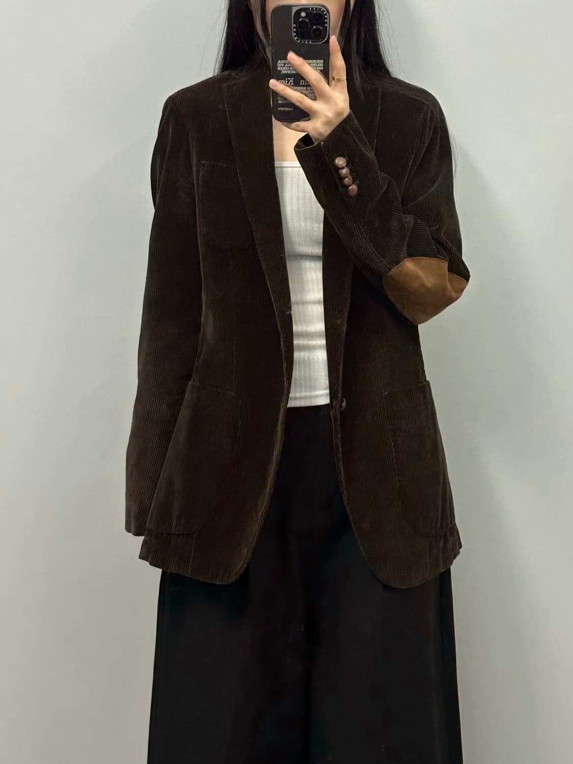 타미힐피거 소가죽 패치 코듀로이 블레이저 자켓 상품이미지2