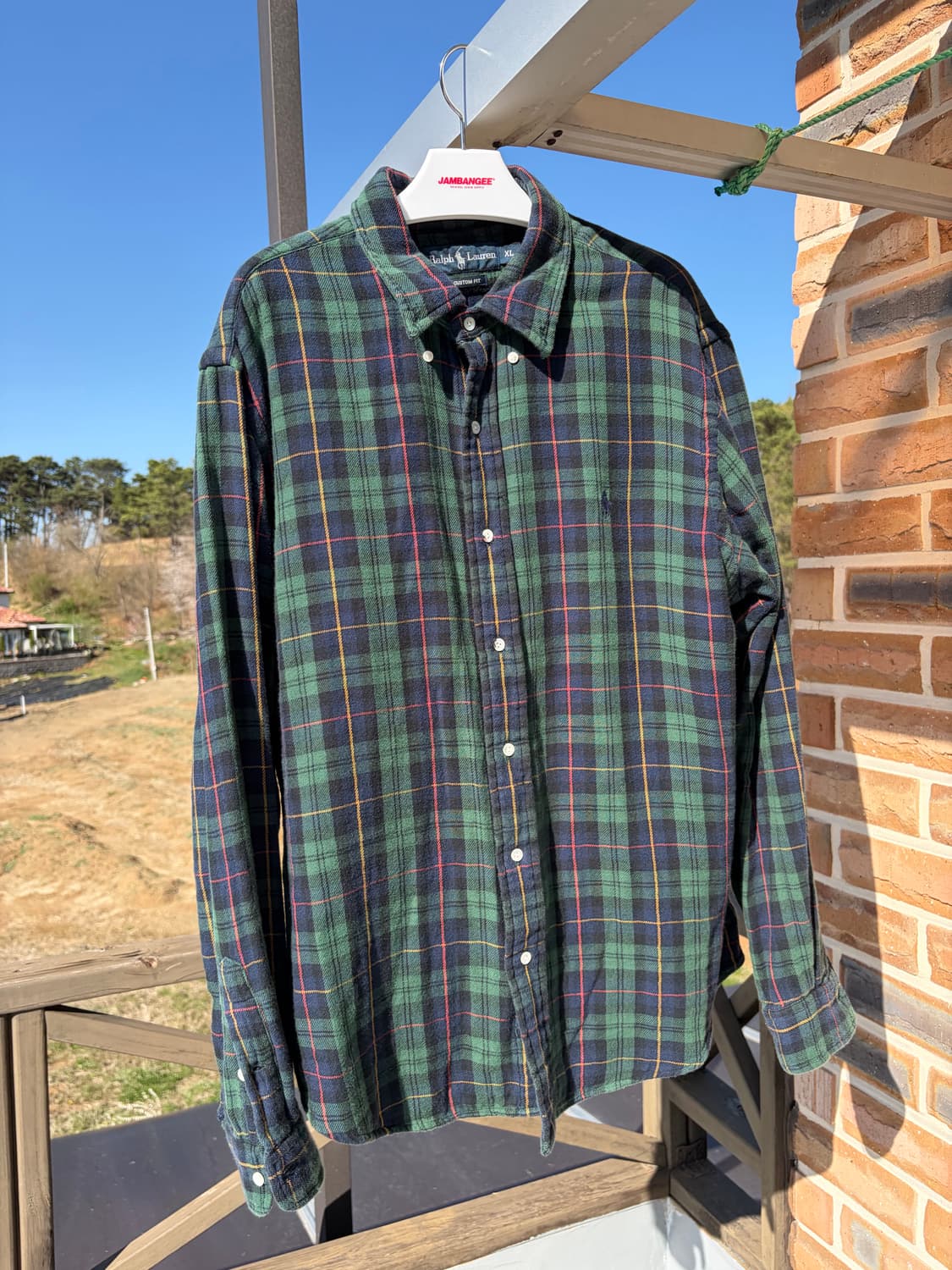 폴로 랄프 로렌 타탄 체크 플란넬 셔츠 상품이미지1