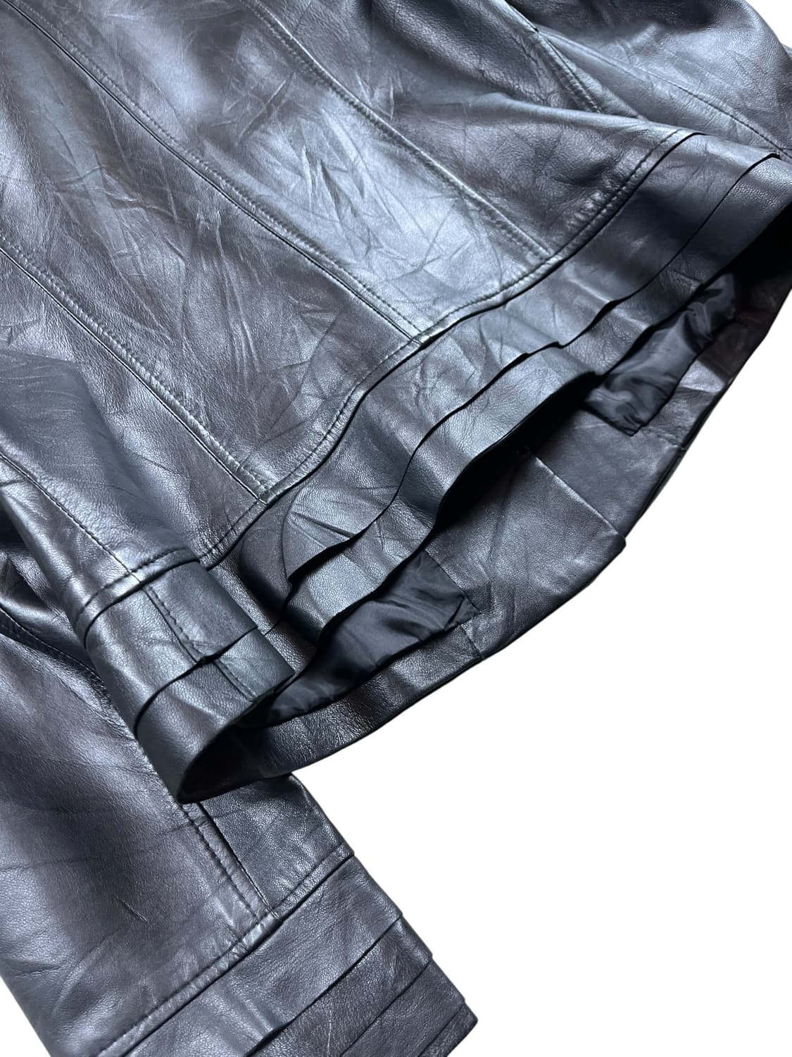 Vintage 양가죽 크롭 자켓 상품이미지7