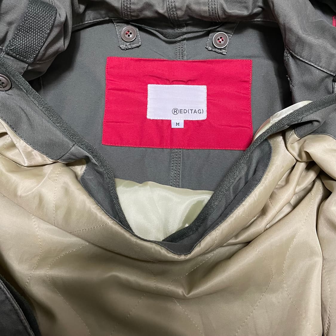 [M] 레드태그 빈티지 후드 야상 내피 탈부착 상품이미지3
