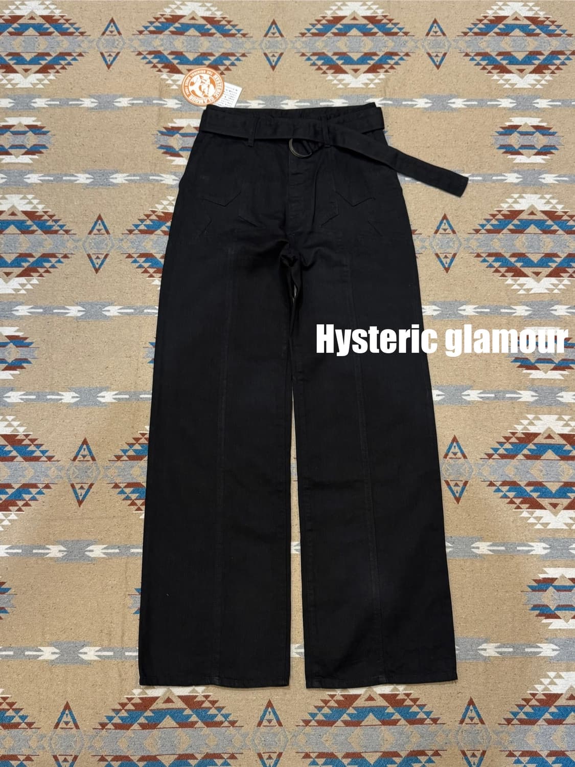 [OS] 히스테릭글래머 벨티드 와이드팬츠  상품이미지1