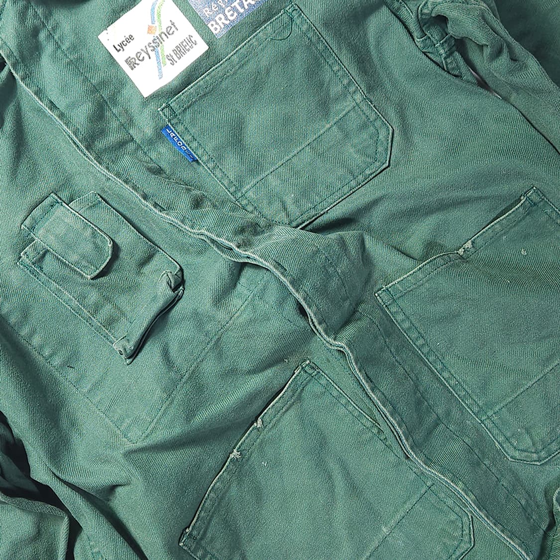 빈티지 초록색 그린 프렌치워크자켓 상품이미지2