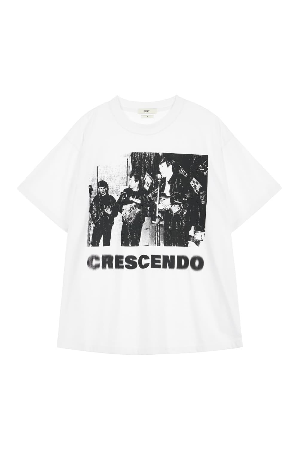 다이닛 CRESCENDO GRAPHICS T-SHIRT WHITE 상품이미지1