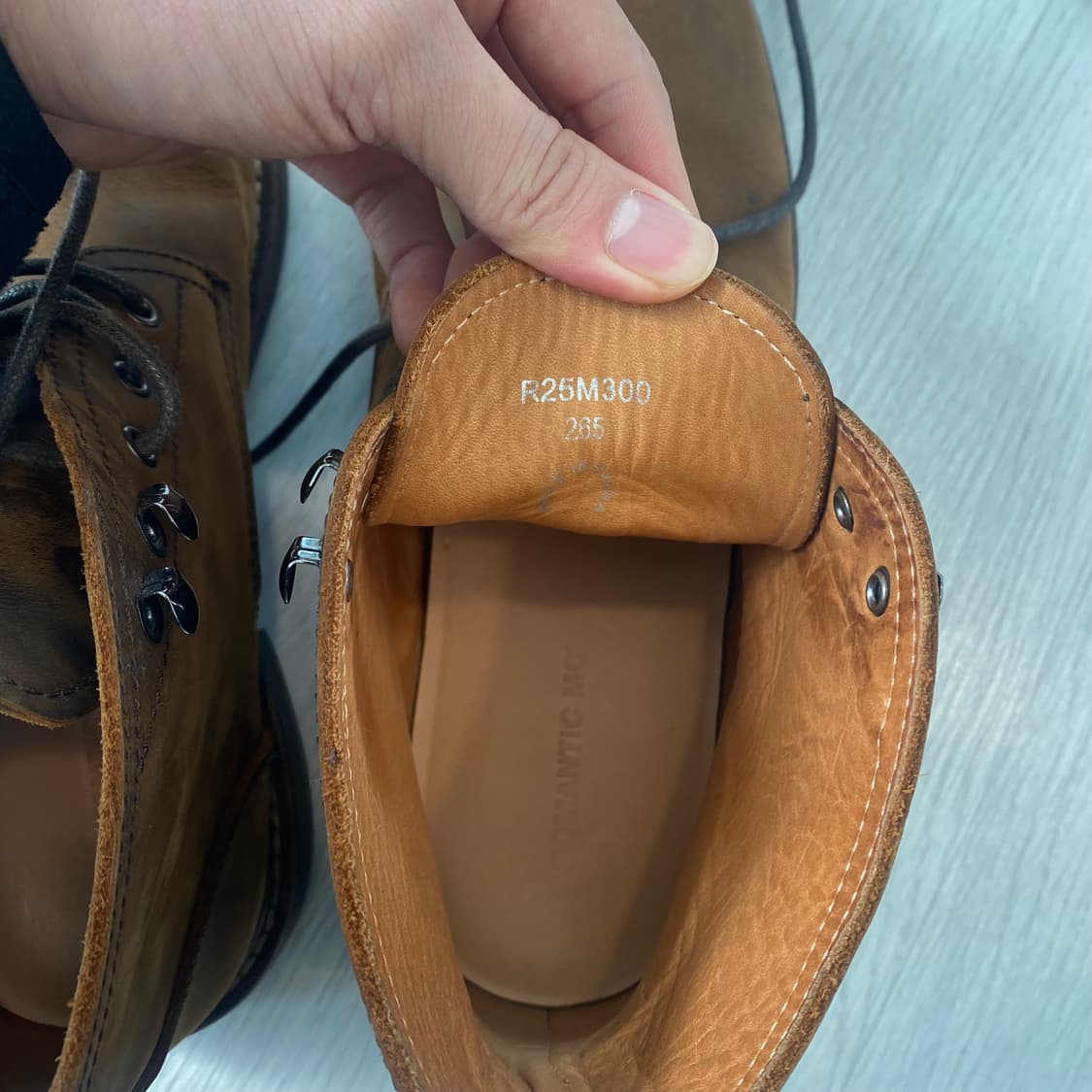 로맨틱무브 레일로드 워커 오일 빈티지 브라운 265 상품이미지6