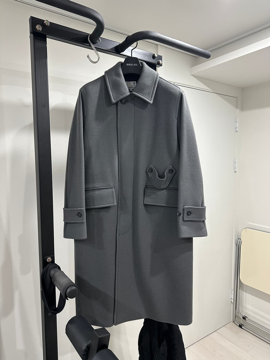 홀리선 winterland drop shoulder wool 코트 상품이미지1