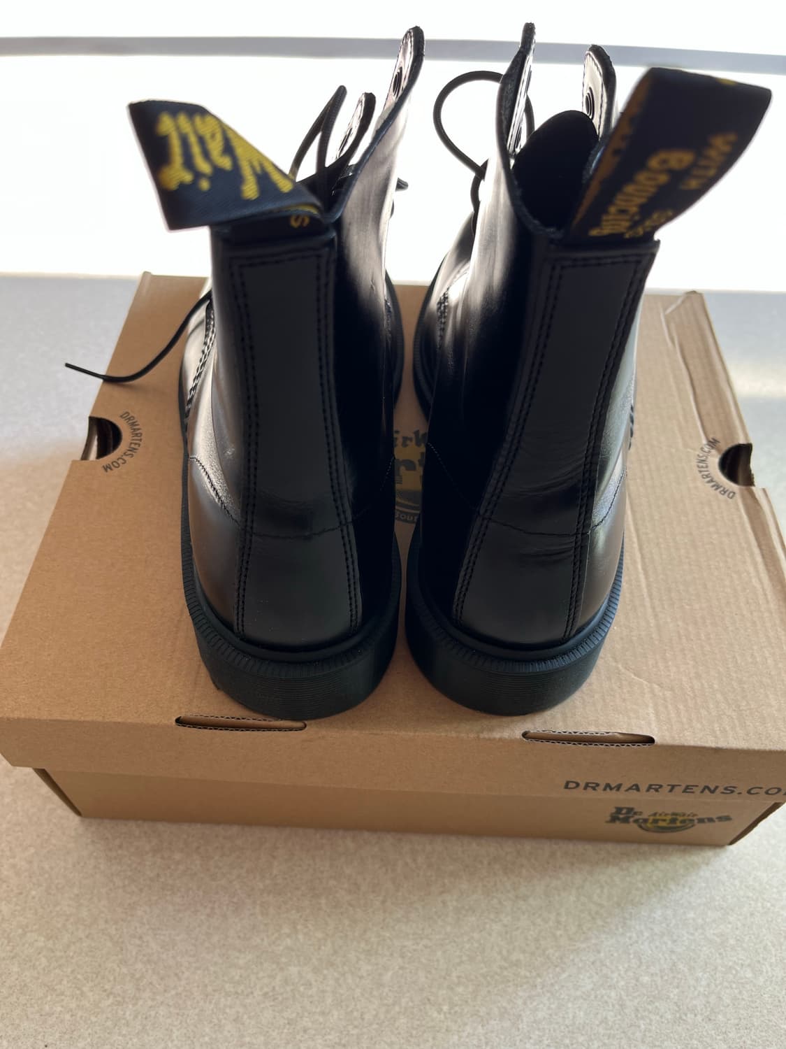닥터마틴 1460 파스칼 스틸 토 브로그 8 아이부츠 블랙 270 팝니다 상품이미지3