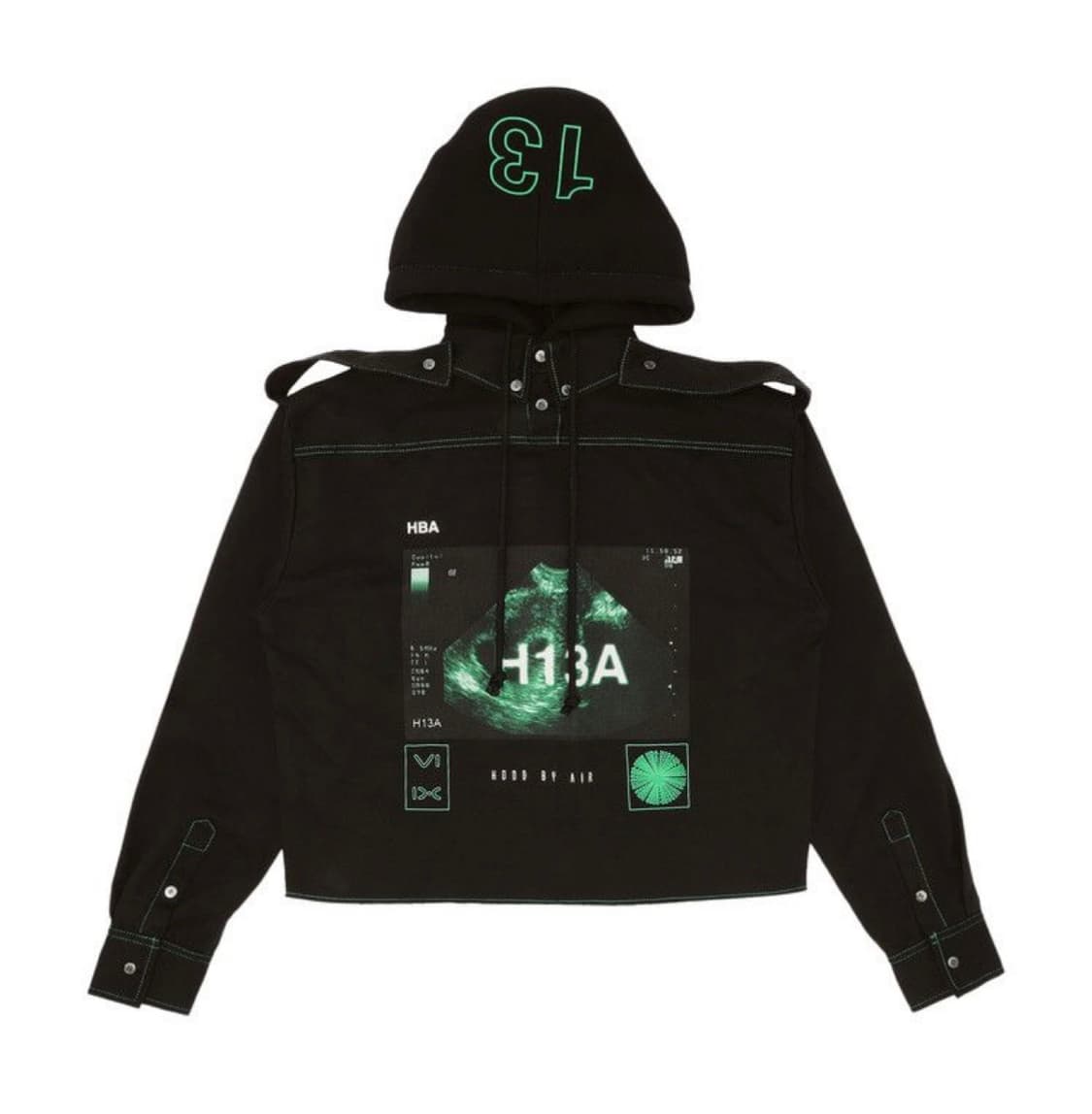 [새상품] Hood By Air 후드바이에어 리버시블 후드 자켓 상품이미지2