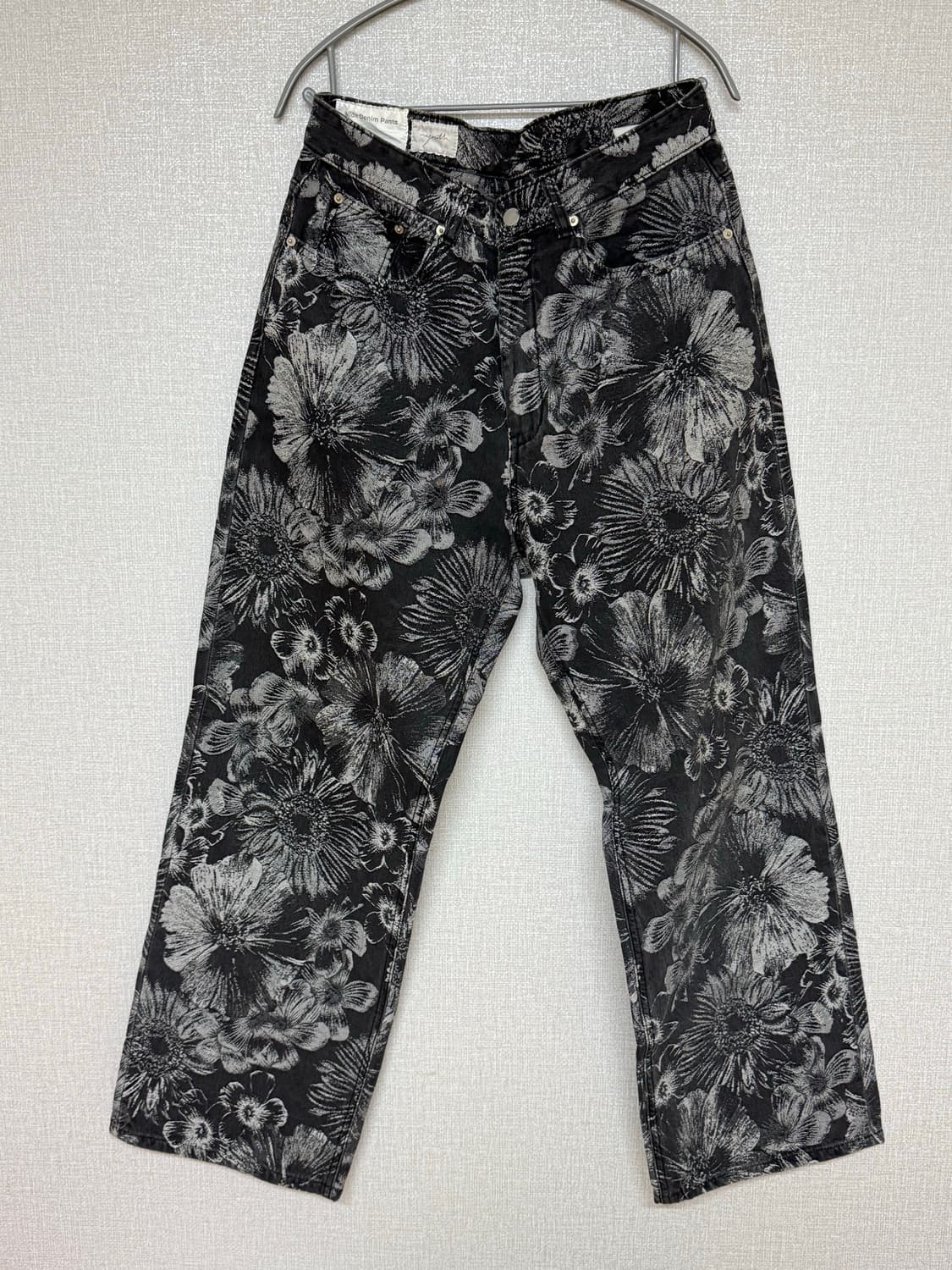 유스 플로럴 와이드 데님 L 사이드(플라워 데님) 상품이미지1