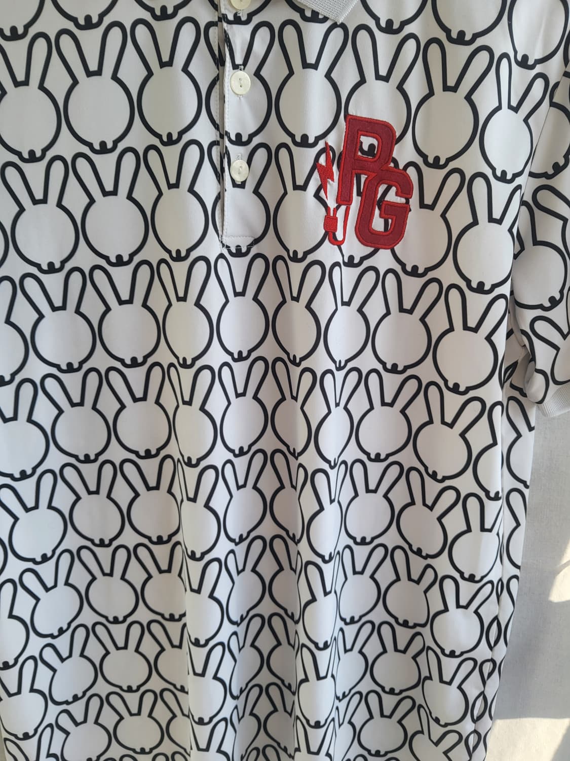 파리게이츠 반팔 카라티셔츠 남여공용 M 기능성 폴리 골프웨어  상품이미지3