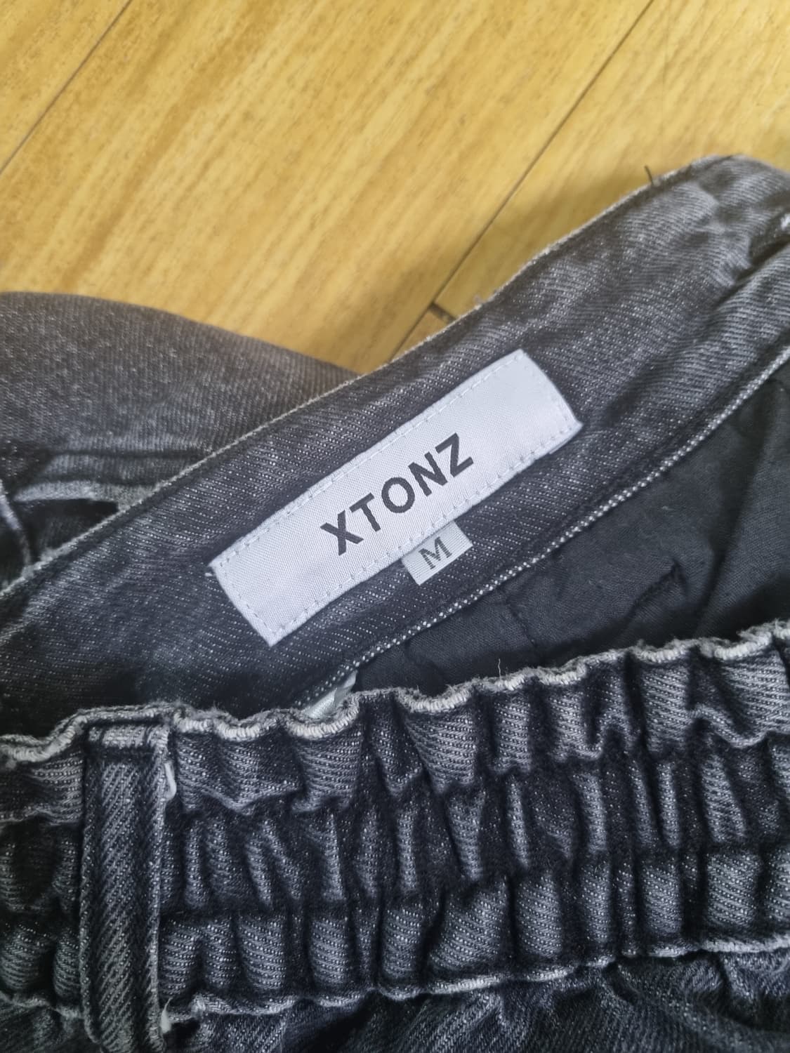 엑스톤즈 일라이 크랙 데님팬츠 다크그레이 상품이미지4