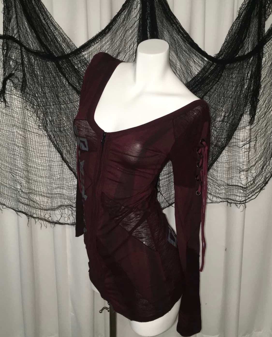 Salvage 버건디 원피스집업 상품이미지1