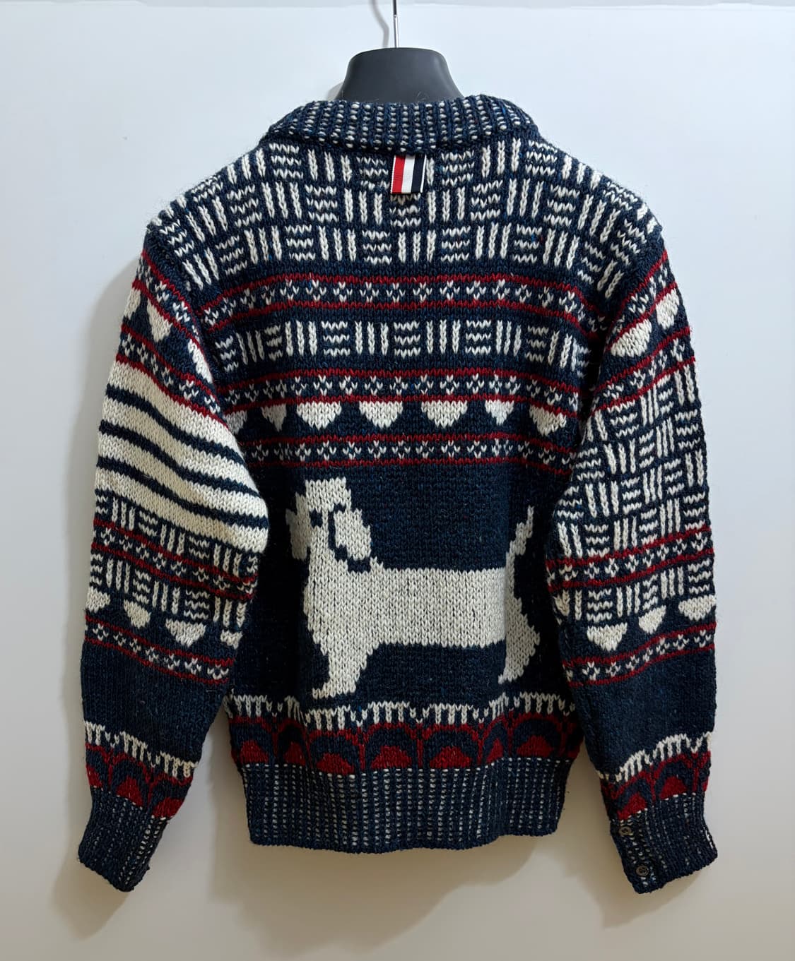 [1]톰브라운 정품 사선 애니멀 스웨터 상품이미지2