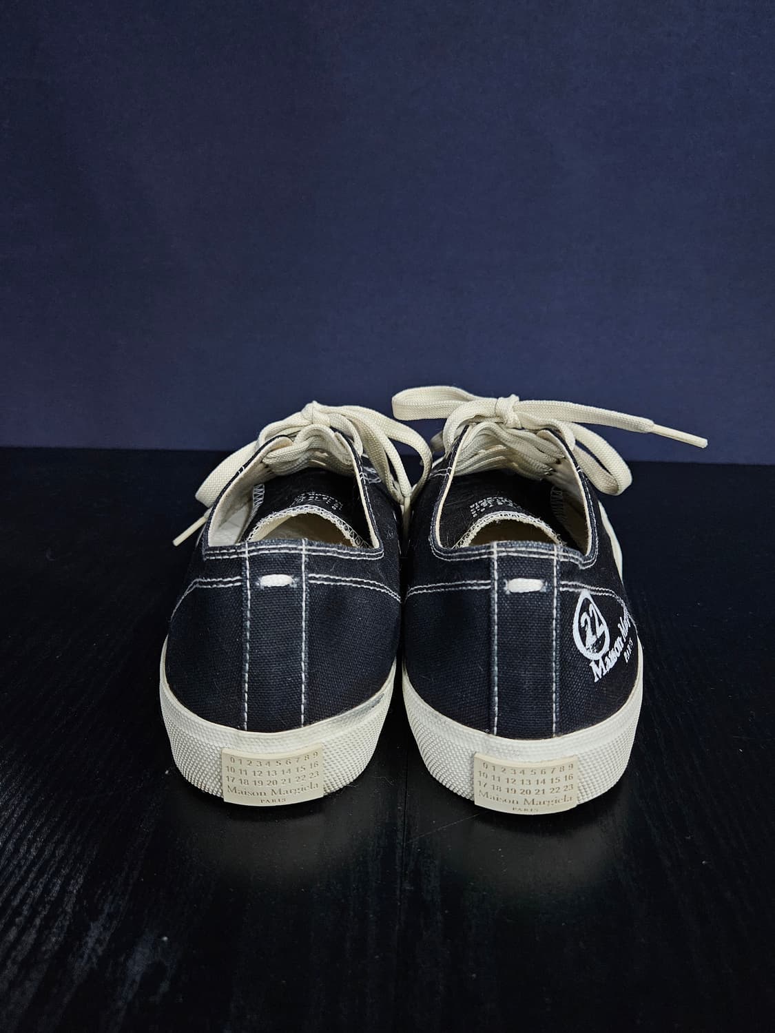 메종 마르지엘라 블랙 남성 41 타비슈즈 스니커즈 상품이미지3