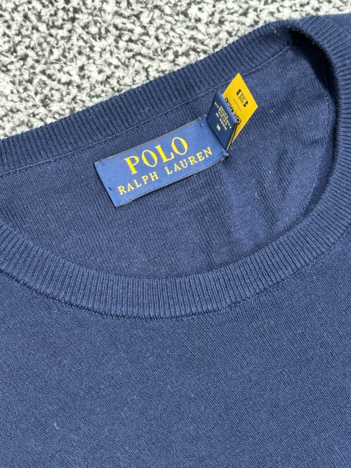 폴로 최신형 네이비 니트 상품이미지2