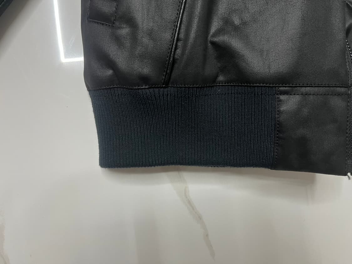 아캄 파이핑 레더 자켓 2사이즈 상품이미지4
