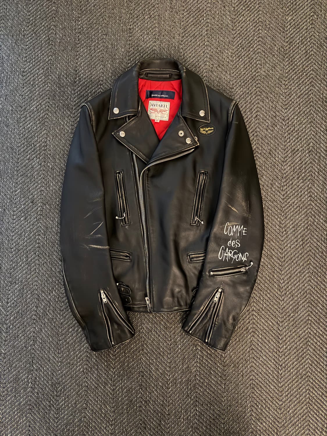 꼼데가르송 루이스레더 자켓 상품이미지1