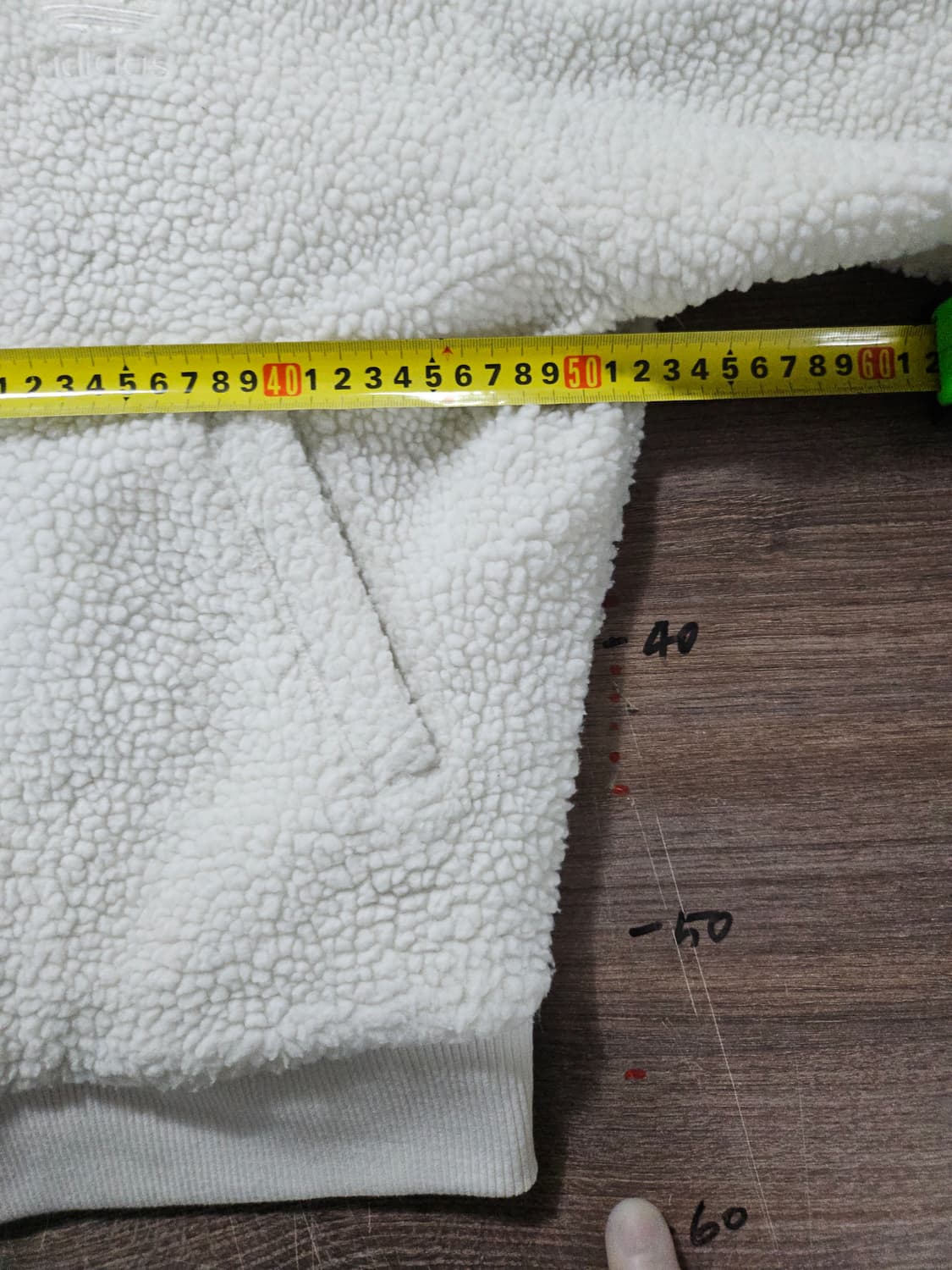 아디다스 후리스 슈퍼스타 트랙탑 양털 뽀글이 쉐르파 자켓 화이트 85 상품이미지10